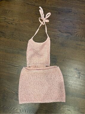 Edikted pink sequined set